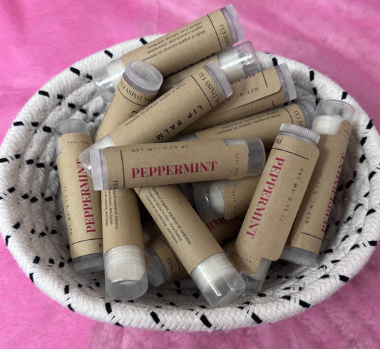 Peppermint Flavored Lip Balm